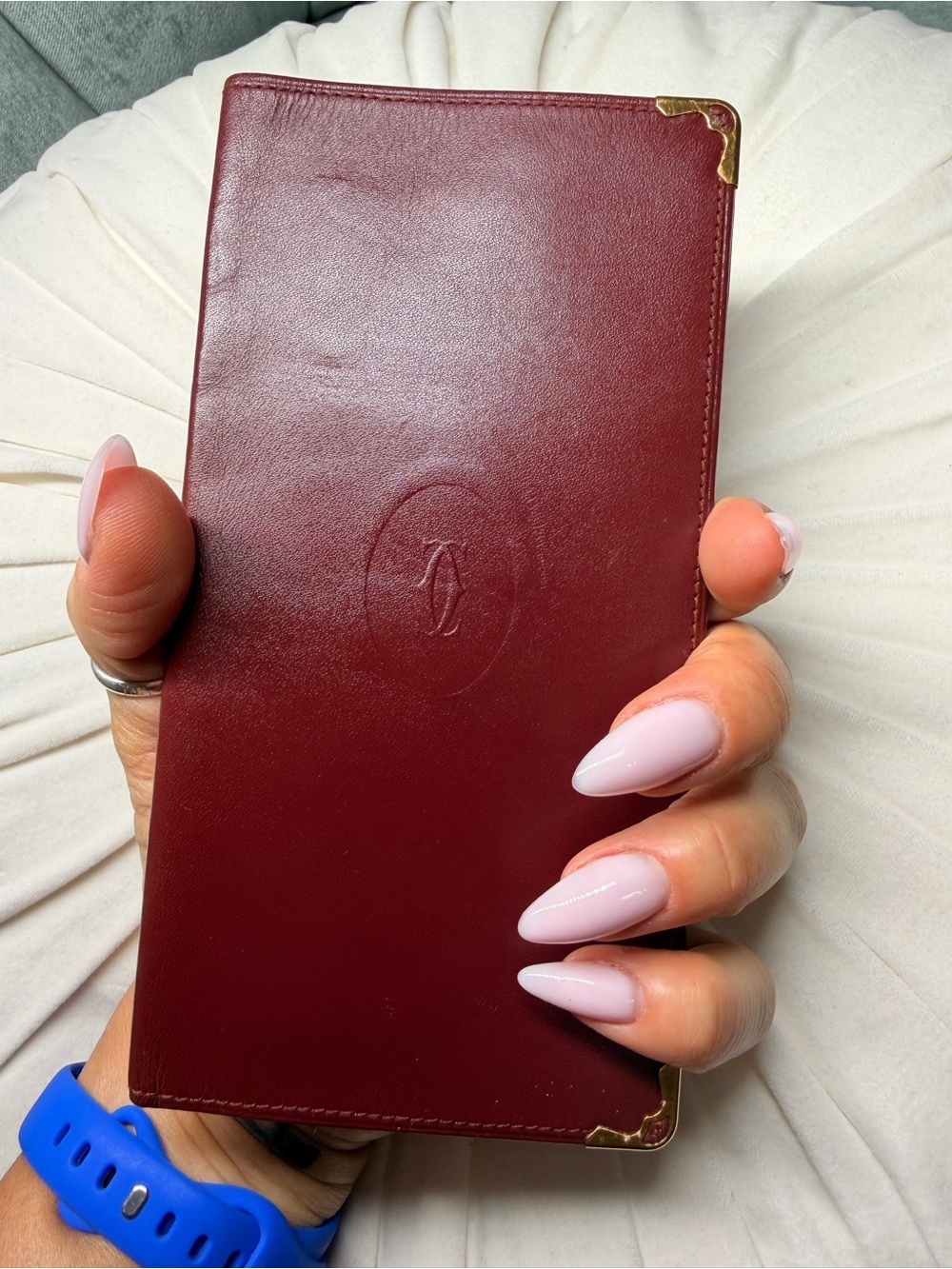 Cartier Leather Long Wallet - Burgundy